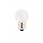 Bombilla LED E27 3W 5000K Esférica FILAMENTO SILVER