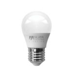 Bombilla LED E27 5W 4000K Esférica SILVER