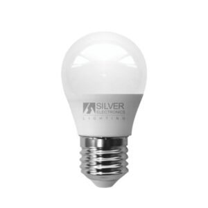Bombilla LED E27 5W 4000K Esférica SILVER
