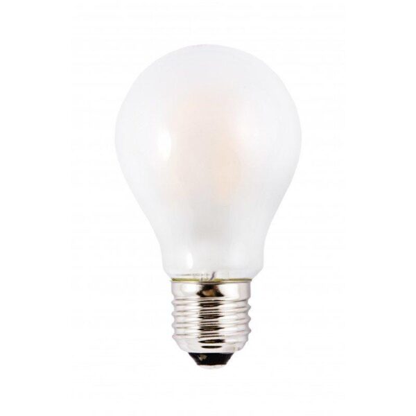 Bombilla LED E27 6W 3000K Estandar Filamento Mate SILVER