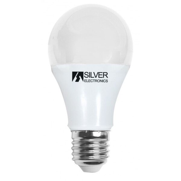 Bombilla LED E27 8W 3000K Estándar Regulable SILVER