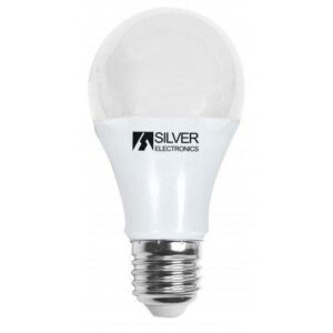 Bombilla LED E27 8W 5000K Estándar Regulable SILVER