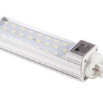 Bombilla LED PLC G24D 10W 5000K 2 pines SILVER