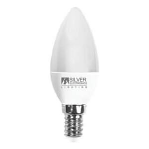 Bombilla LED VELA E14 6W 3000K SILVER