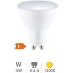 Bombilla LED GU10 10W 4000K 120º GARSACO