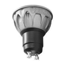 Bombilla LED GU10 9W 230V 3000K EVO SILVER