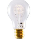 Bombilla Halógena E27 40W 2200K Decorativa ESTANDAR EDISON VINTAGE SILVER