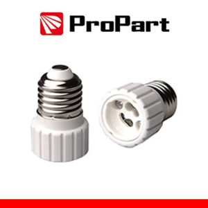 Adaptador Rosca Bombilla de E27 Macho a GU10 Hembra 12.100