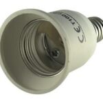 Adaptador Rosca Bombillas E27 Hembra a E14 Macho