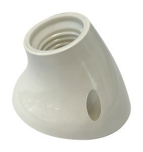 Portalamparas E27 Superficie Diagonal Blanco
