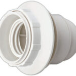 Portalamparas E27 con rosca BLANCO