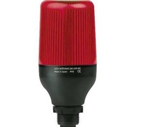 Baliza LED 24V AC/DC Luz Fija ROJO