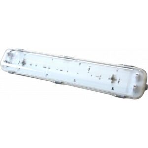 Pantalla Estanca 2 Tubos LED 1500mm T8 IP65 SILVER VISE