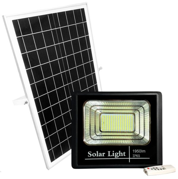 Foco LED Solar con Panel Solar 25 DH