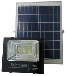 Foco LED Solar con Panel Solar y Movimiento 60 DH