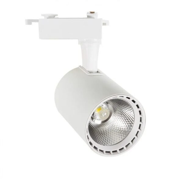 Foco Carril LED Monofasico 4000K 20W BLANCO
