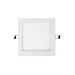 DownLight LED Empotrar Cuadrado 12W Luz Blanca 6000K acabado BLANCO