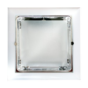 Downlight CUADRADO 2x18W E27 CROMO