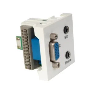 Panel de Conexion VGA MIC y auriculares