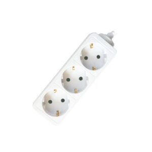 Base Multiple 3 Enchufes Cable 1,5m BLANCO