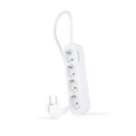 Base Multiple 4 Enchufes Cable 1,4m BLANCA