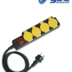 Base Multiple 4 Enchufes Schuko Cable 1,5m IP44
