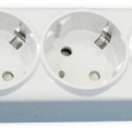 Base Multiple 6 enchufes Schuko Sin cable