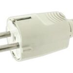 Clavija Macho RED Schuko PVC+Policarbonato 16A/250Vac