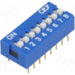 Microinterruptor DIP-Switch de 8 Interruptores ON-OFF
