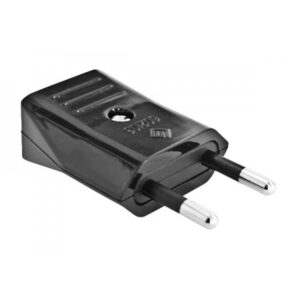 Clavija Red Electrica Macho 4mm 10A/250V color NEGRA  K16007