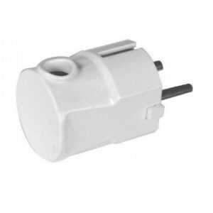 Clavija Red Schuko Macho 4,8mm Lateral  16A BLANCO