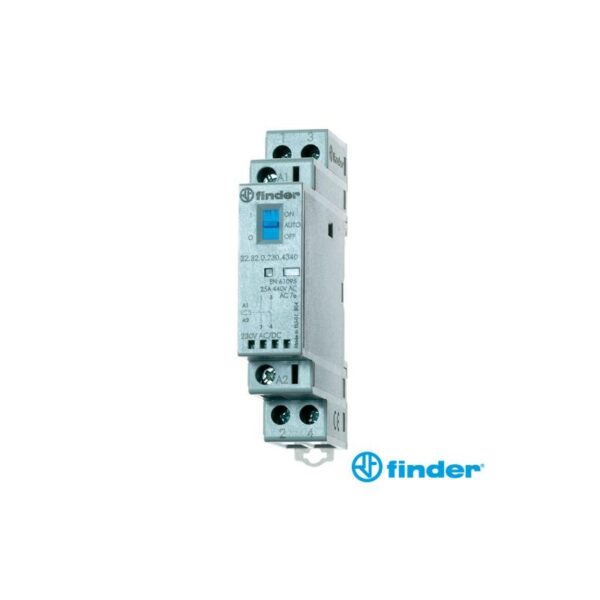 Contactor 230Vac 25Amp 230Vac/dc 2 ctos. Abiertos NAX2 FINDER