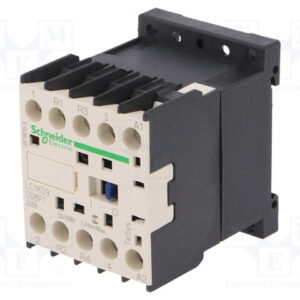 Contactor 230Vac 4 Polos 2 NC y 2 NA 230Vac 9A CARRIL DIN y Panel