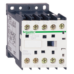 Contactor 230Vac 9A 3 Polos 4 kW Carril DIN y Panel 230Vac 9A 3 Polos 4 kW