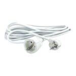 Prolongador Electrico SCHUKO BLANCO 10m SILVER