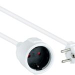 Prolongador Electrico SCHUKO BLANCO 3m NANOCABLE