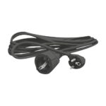 Prolongador Electrico SCHUKO NEGRO 2m SILVER