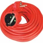 Prolongador Electrico SCHUKO ROJO 25m SILVER