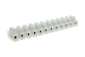 Regleta Conexion 12 Contactos  6Amp 4mm P.E. BLANCO