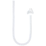 Organizador Cables Flexible 25mm 1m BLANCO NANOCABLE