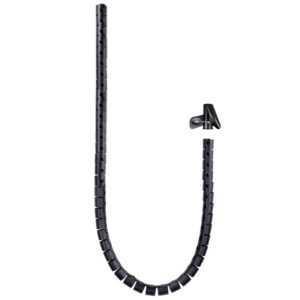 Organizador Cables Flexible 25mm 2m NEGRO NANOCABLE
