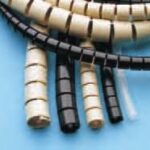 Cinta helicoidal  20-24mm color BLANCO 1m