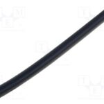 Tubo termorretráctil 4,8mm NEGRO 1m