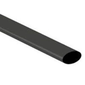Tubo termorretráctil  6,4mm NEGRO 1m