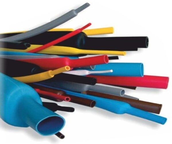 Tubo termorretráctil  2,4mm AZUL longitud 1m