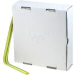 Tubo termorretráctil  3,2mm AMARILLO/VERDE Longitud 15m