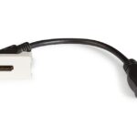 Panel Conexion HDMI con 20cm cable FONESTAR