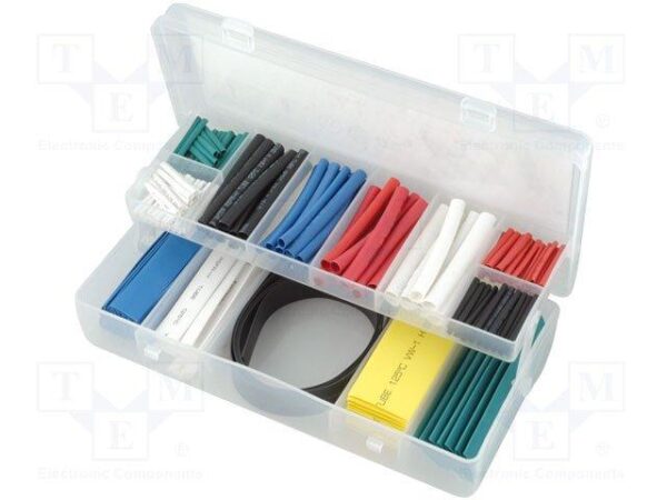 Tubo termorretráctil Varias medidas/colores Caja (171uds.)