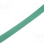 Tubo termorretráctil 1,6mm VERDE longitud 1m