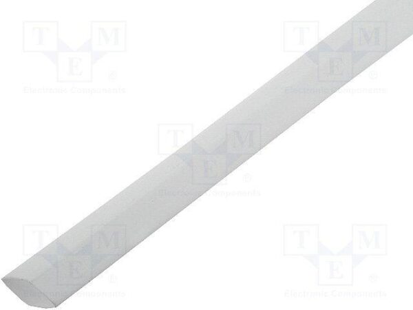 Tubo  termorretráctil 1,6mm BLANCO longitud 1m